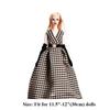 Роскошный комплект черного кружевного платья, платье принцессы для куклы-супермодели 30 см/для кукол BJD 1/6