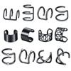 12 Piece Fashion Ppunk C Letter Ear Clip Set Without Ear Hole