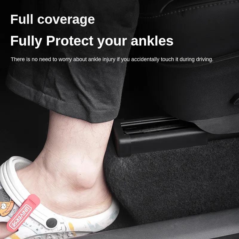 4 Защитные заглушки направляющих задних сидений для Tesla Model Y Juniper Model 3 Highland 2025 Защитные накладки для сдвижных задних сидений Автоаксессуар