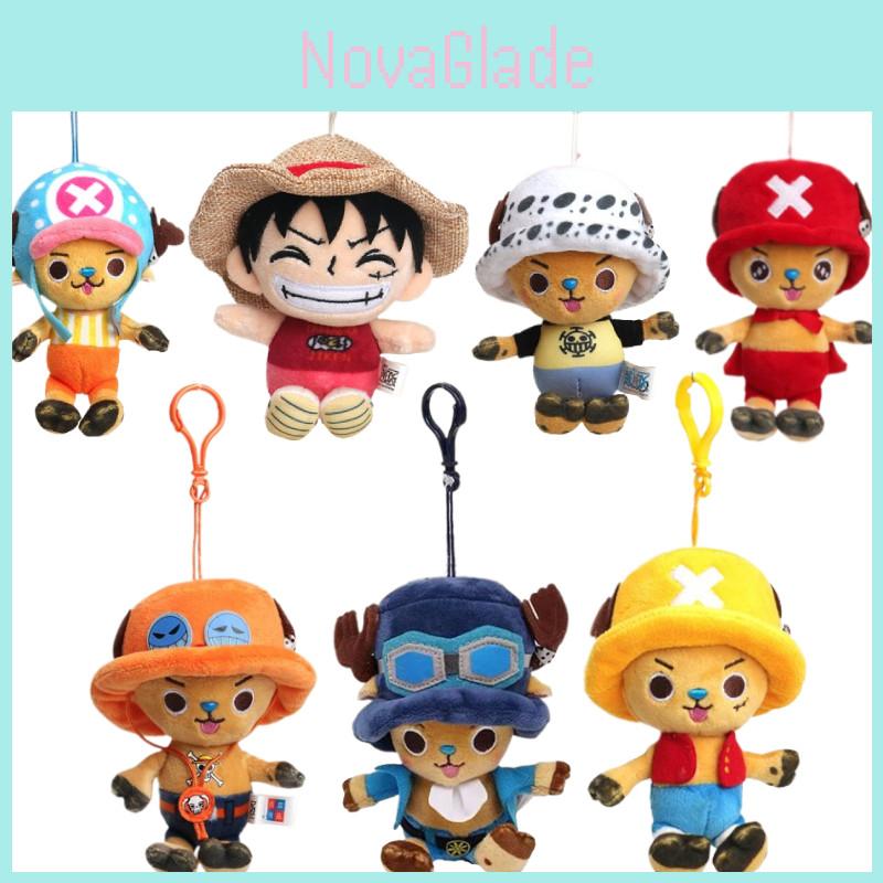 Оригинальный плюшевый кулон One Piece, милый и мягкий брелок с мультяшным персонажем