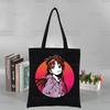 Puella Magi Madoka Волшебная черная сумка-тоут для покупок многоразовая сумка на плечо Madoka Anime Book Bag Akemi Mami Sakura Kyouko Сумка