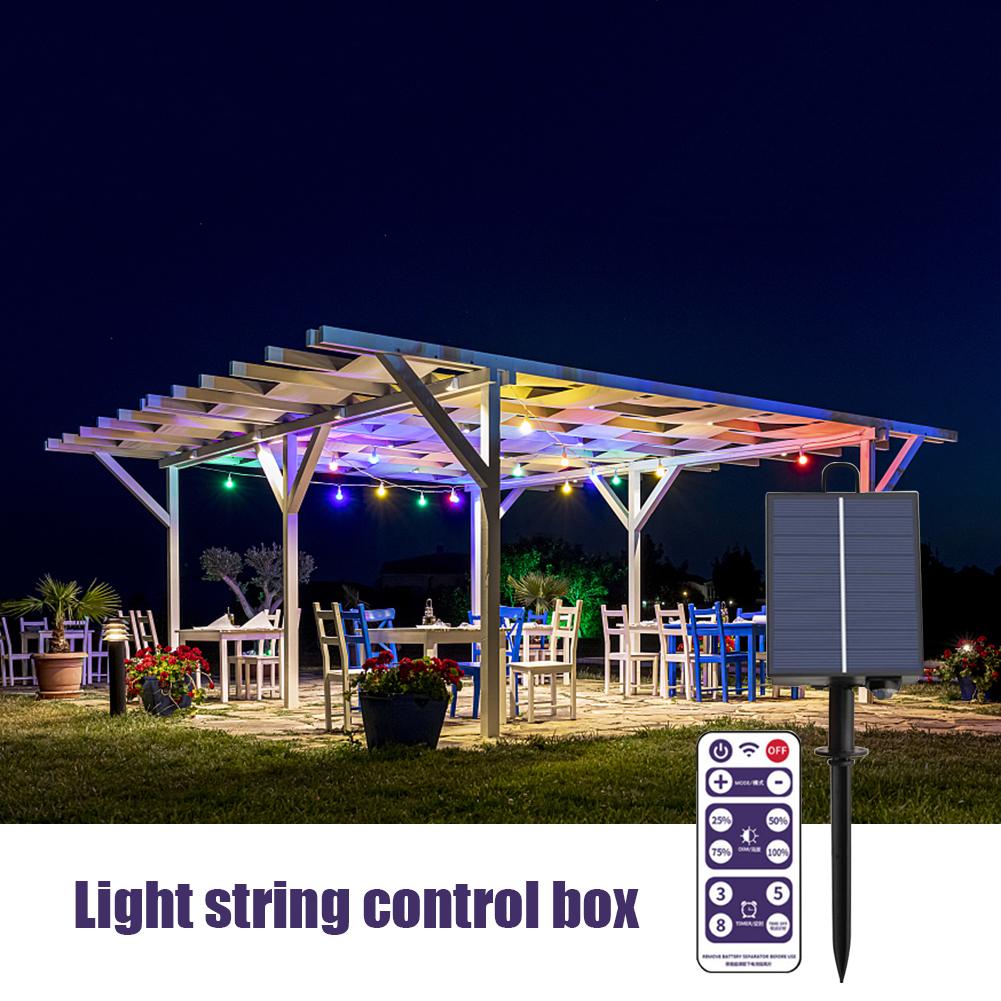 Комплект блока управления солнечной гирляндой, панель литиевых батарей 1200 мАч для светодиодной гирлянды 3,7 В 24 В, зарядка постоянного тока с дистанционным управлением