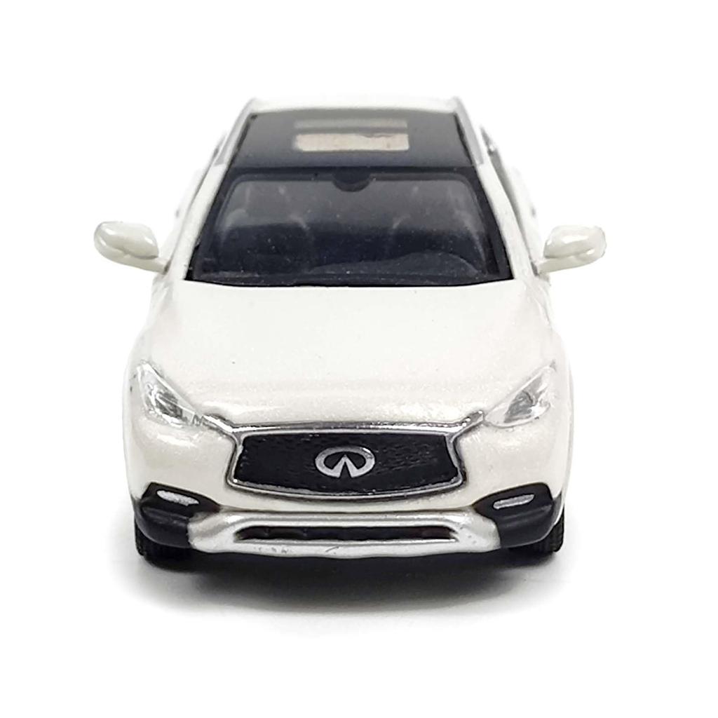Paudi Model Масштабная модель Infiniti QX30 2017 Модель Готовая для коллекции 1/64 Автомобиль, Белый, Продукт,