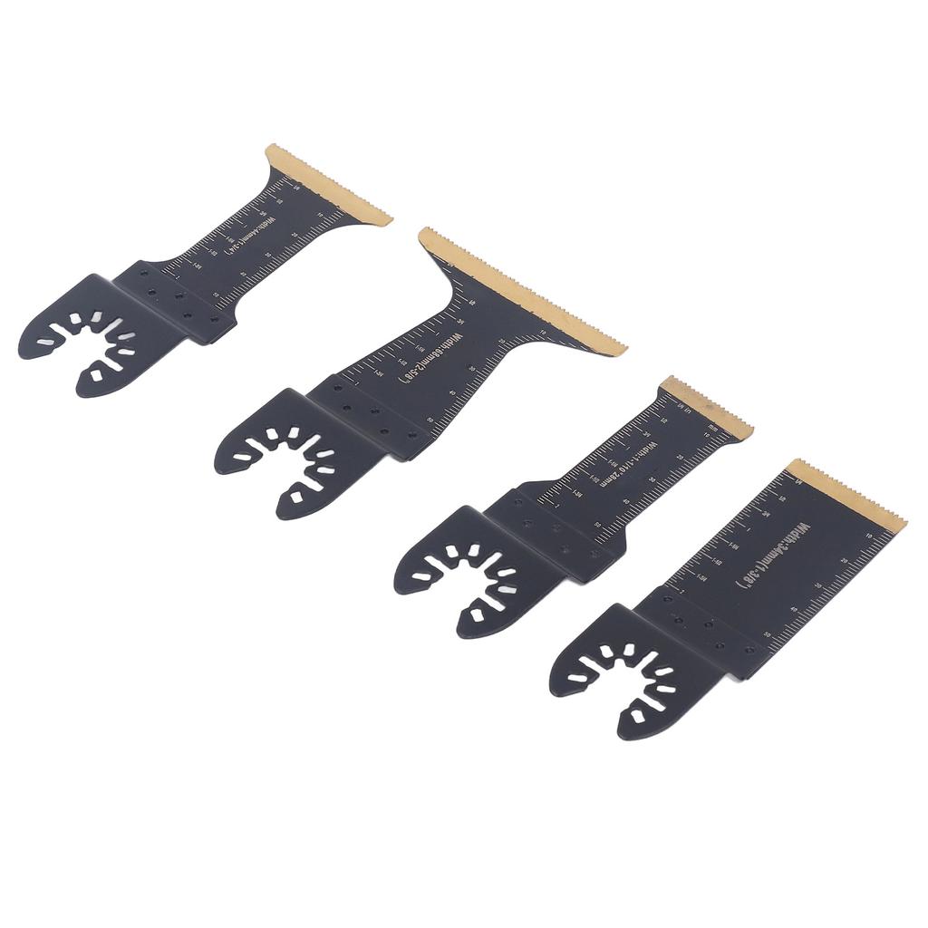 6 шт. Колеблющиеся пильные полотна Универсальный набор аксессуаров для инструментов с быстросъемным креплением для дерева, металла, пластика