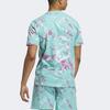 adidas Мужская футболка с коротким рукавом Originals Tie-Dye Sport кислотно-зеленого цвета H48519