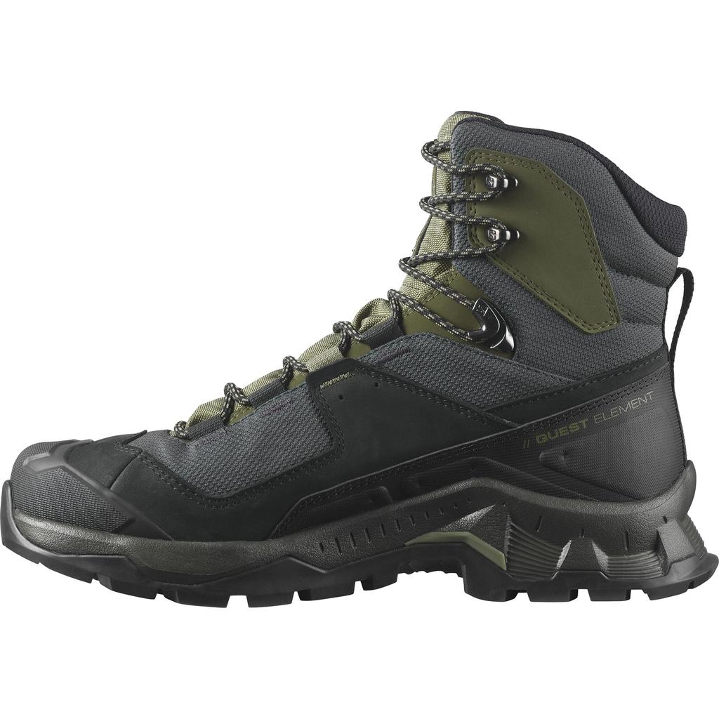 [Salomon] Hiking & Trekking Shoes QUEST ELEMENT GORE-TEX Men's Black/Deep Lichen Green/Olive Night 26.5 Cm