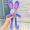Plush Jinnew Dopamine Rabbit Keyring With Pull Out Design For Gift Backpack