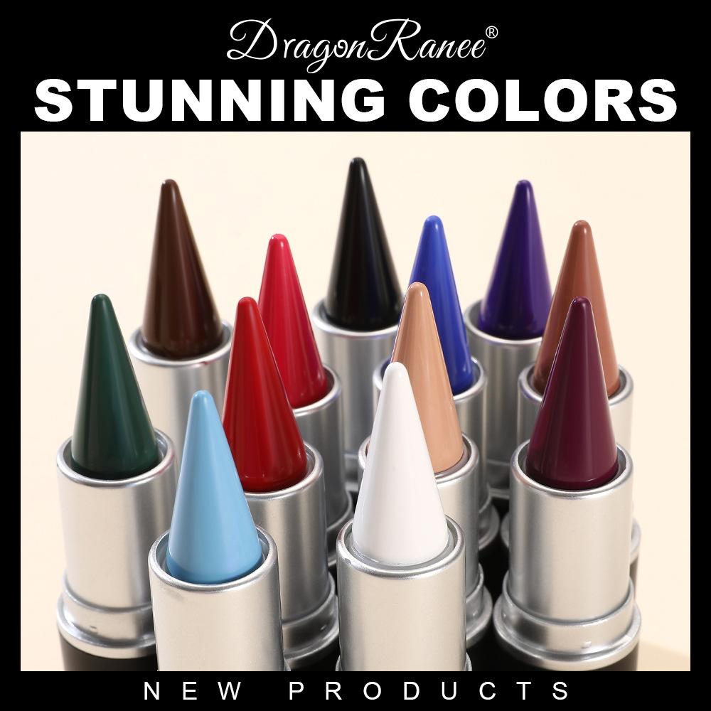 Матовая водостойкая подводка для глаз, белая кофейная, сплошная подводка для глаз, черные тени для век Lazy Eye Shadow Color Spire Eye Shadow