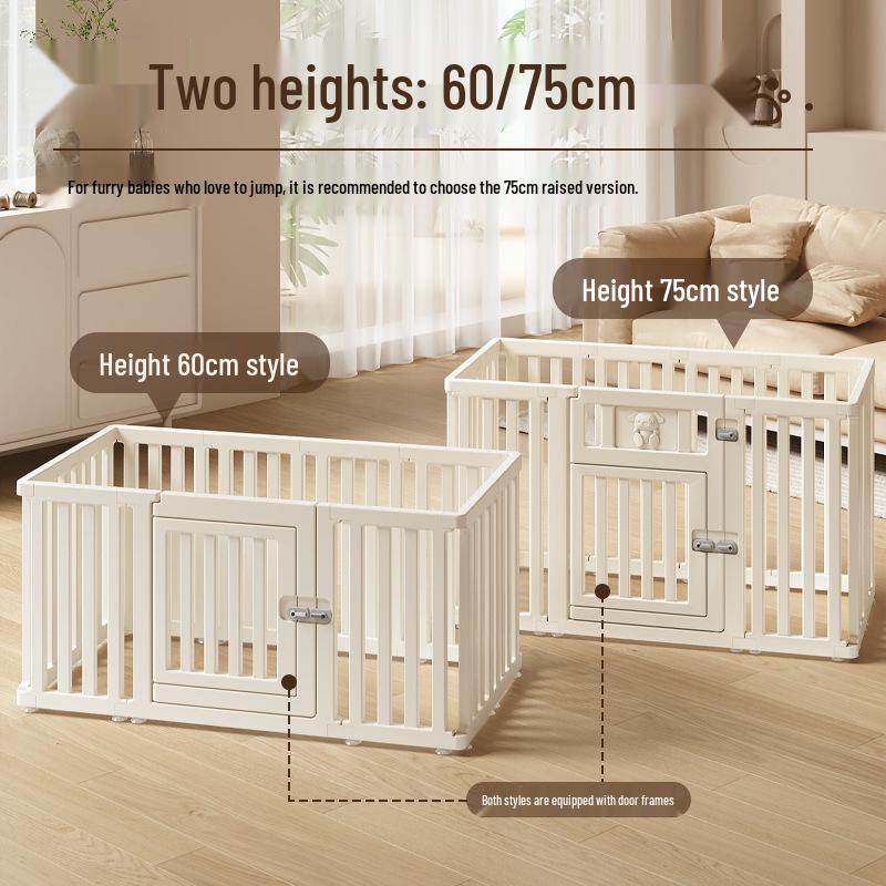 Indoor Dog Safety Barrier - Pet Fence & Anti-Escape Cage for Small Dogs