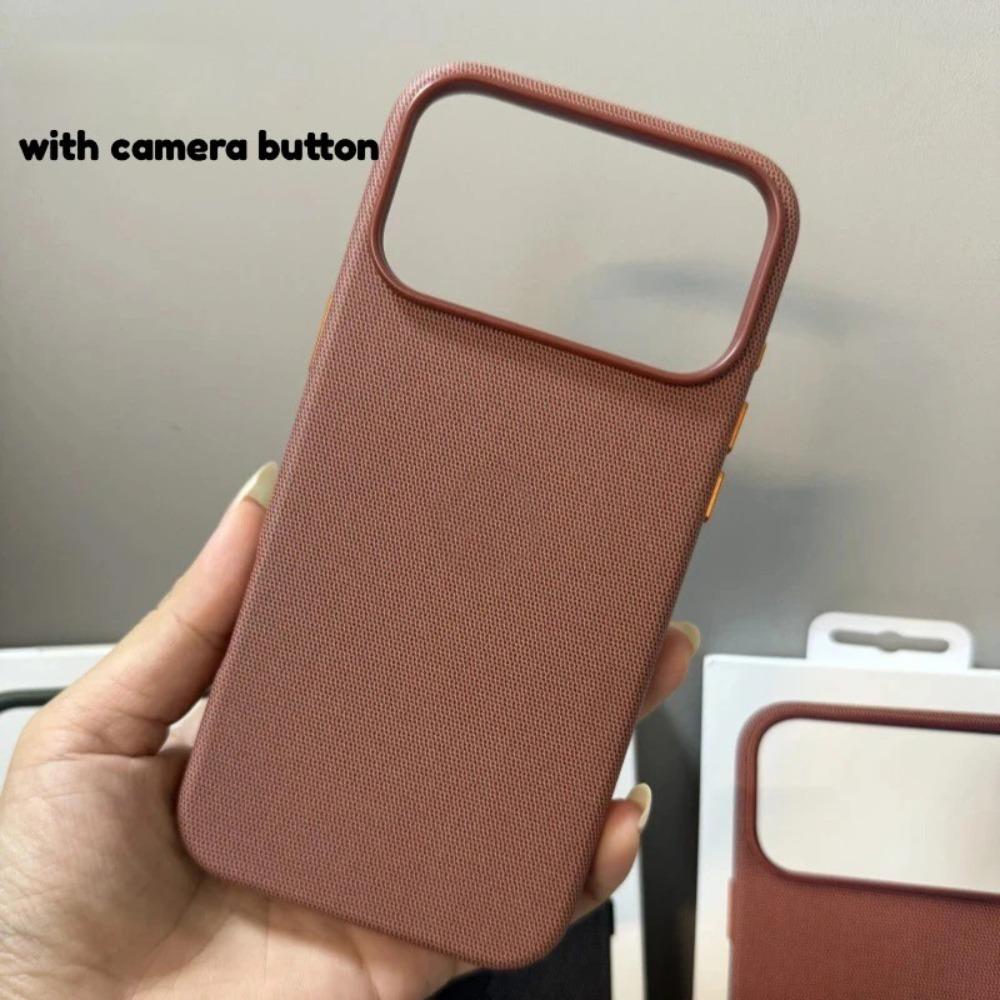 Новый TechWoven Магнитный Чехол для Телефона для IPhone 17 Air 16 15 14 13 Pro Max С Кнопкой Камеры Для Официального Magsafe Защитная Крышка