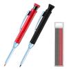 Inking Mechanical Pencil for and Craftsmen of 2 Red and and 6 Bath&bath Construction, Renovation, Carpentry, (Set Pens, Black, Refills)