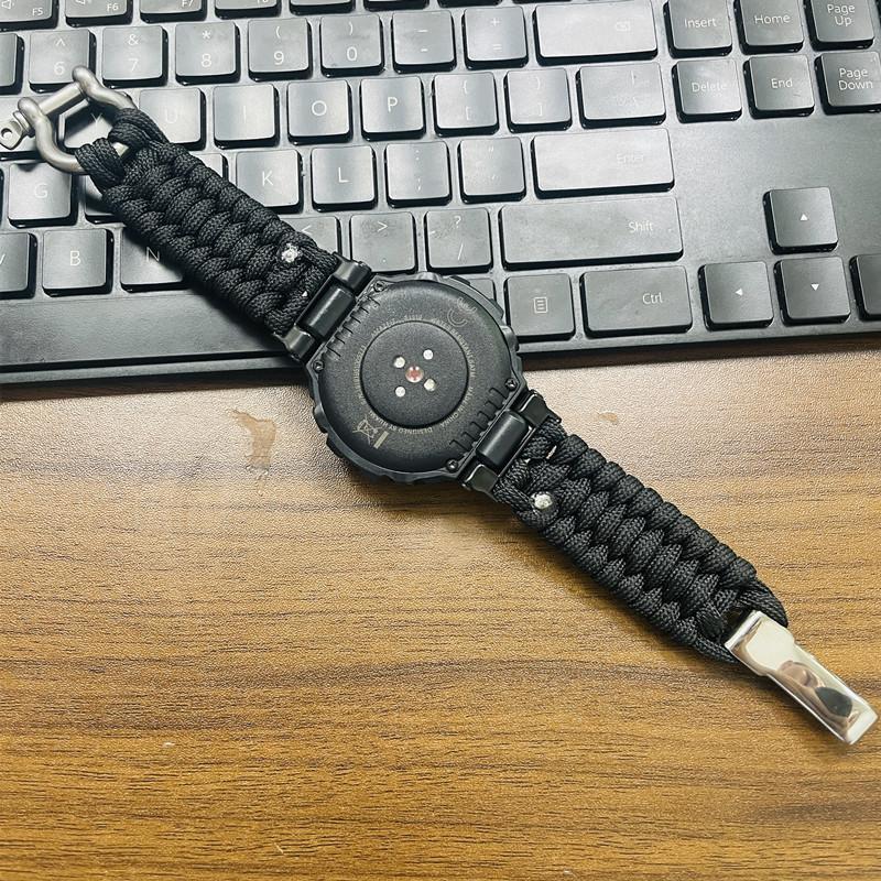 Спортивный плетеный нейлоновый ремешок для часов Huami Amazfit T-rex 3 2 Ultra, ремешок для часов Amazfit T-rex Pro TRex, браслет Tyrannosaurus