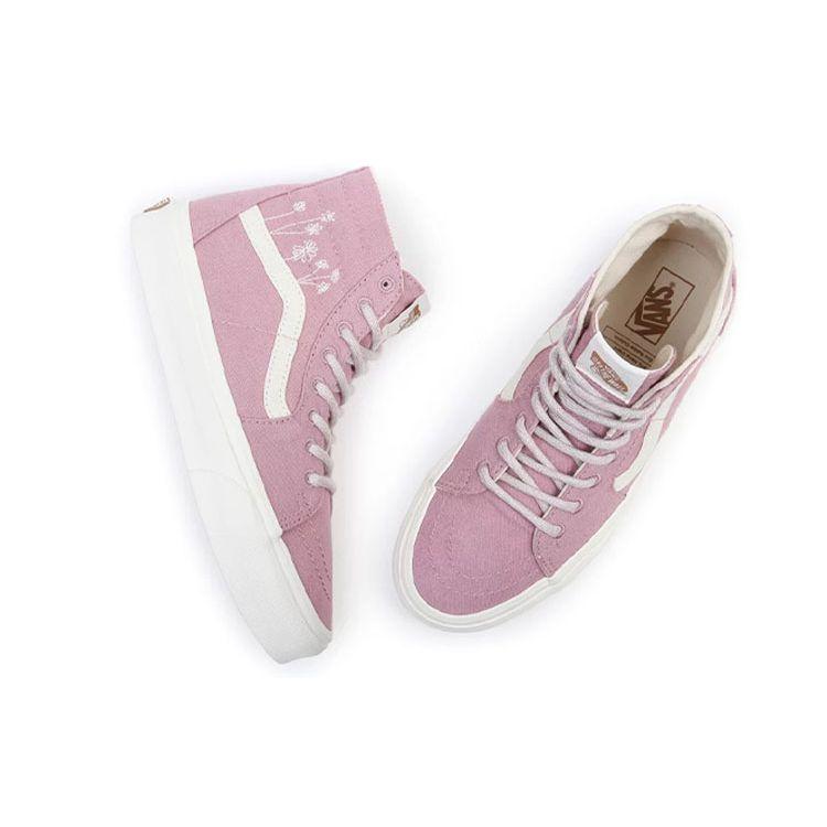 Vans Sk8-Hi Tapered High-Top Casual Skate Shoes Unisex Sneakers Pink White VN0A5KRUBD5