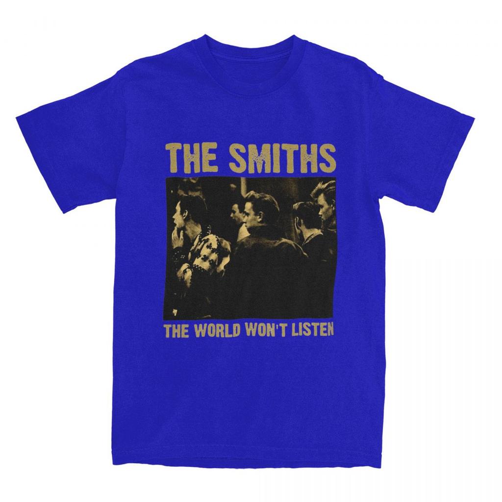 Футболка The Smiths Летняя Мода С Принтом Y2K Забавные Футболки 100% Хлопок Футболка Харадзюку Для Мужчин С Короткими Рукавами Повседневная Одежда