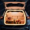 Для Skoda Kodiaq 2017-2025 Модификация света в багажнике Светодиодная полоса света в заднем багажнике Белый теплый белый