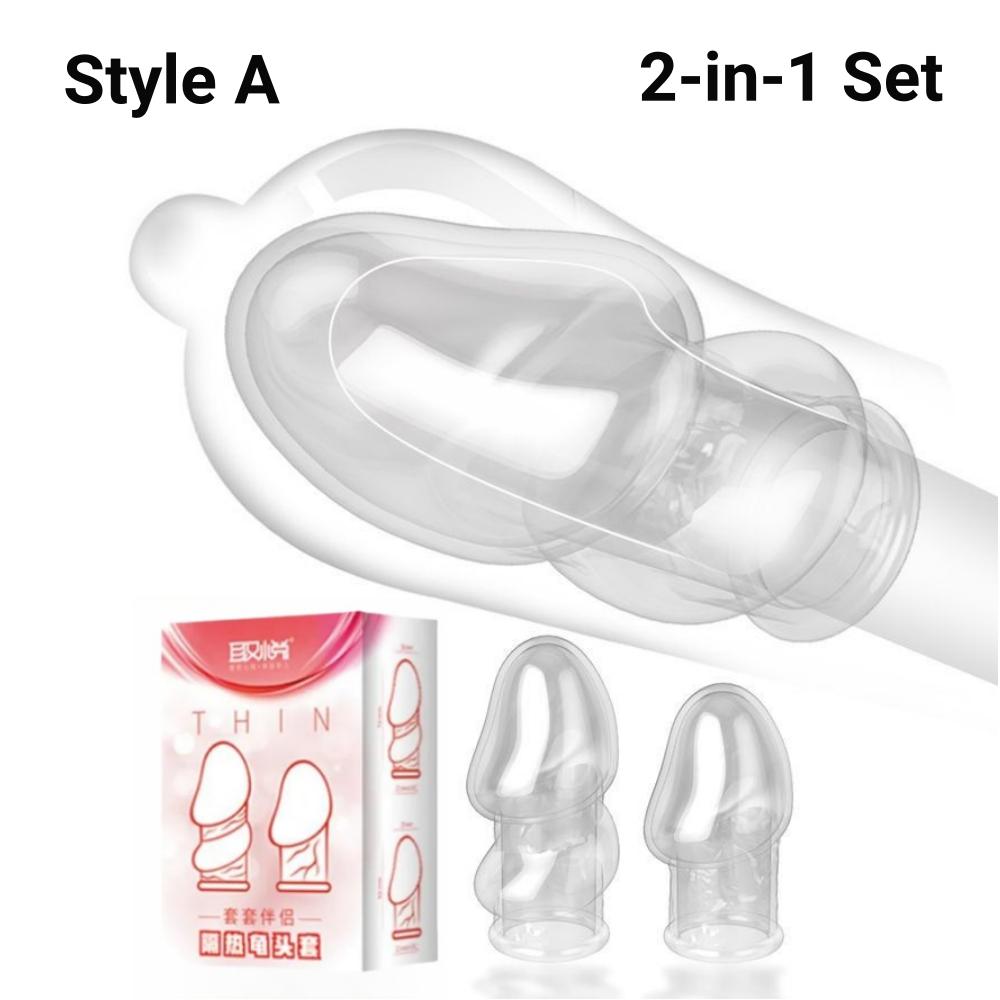 Задержка эякуляции Сексуальные товары для взрослых Десенсибилизированные частицы, покрытие головки, увеличение и утолщение пениса 2 шт.