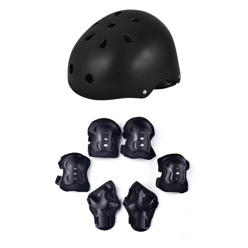 Teenager Gear Cycling Knee Pads Knee Pad Elbow Pads Sliding Board Kids Outdoor Wrist Guards Roller Skating Helmets Sets