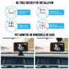 Baby Car Mirror, 1080P Baby Monitor with Camera USB Plug, 4.3  Baby Camera with Night Vision, 150 degrees  Wide View