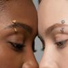 Star Curved Eyebrow Sticks Stainless Steel Punk Body Jewelry  All-gender