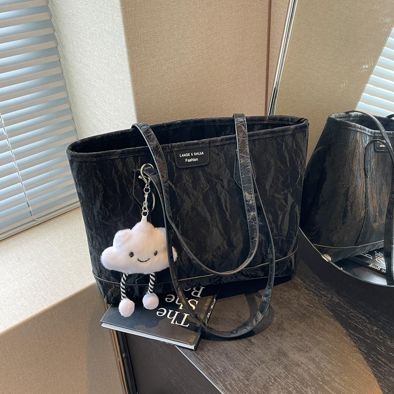 Сумка-тоут большой вместимости, на плечо, портативная, модная, повседневная сумка, новая большая сумка