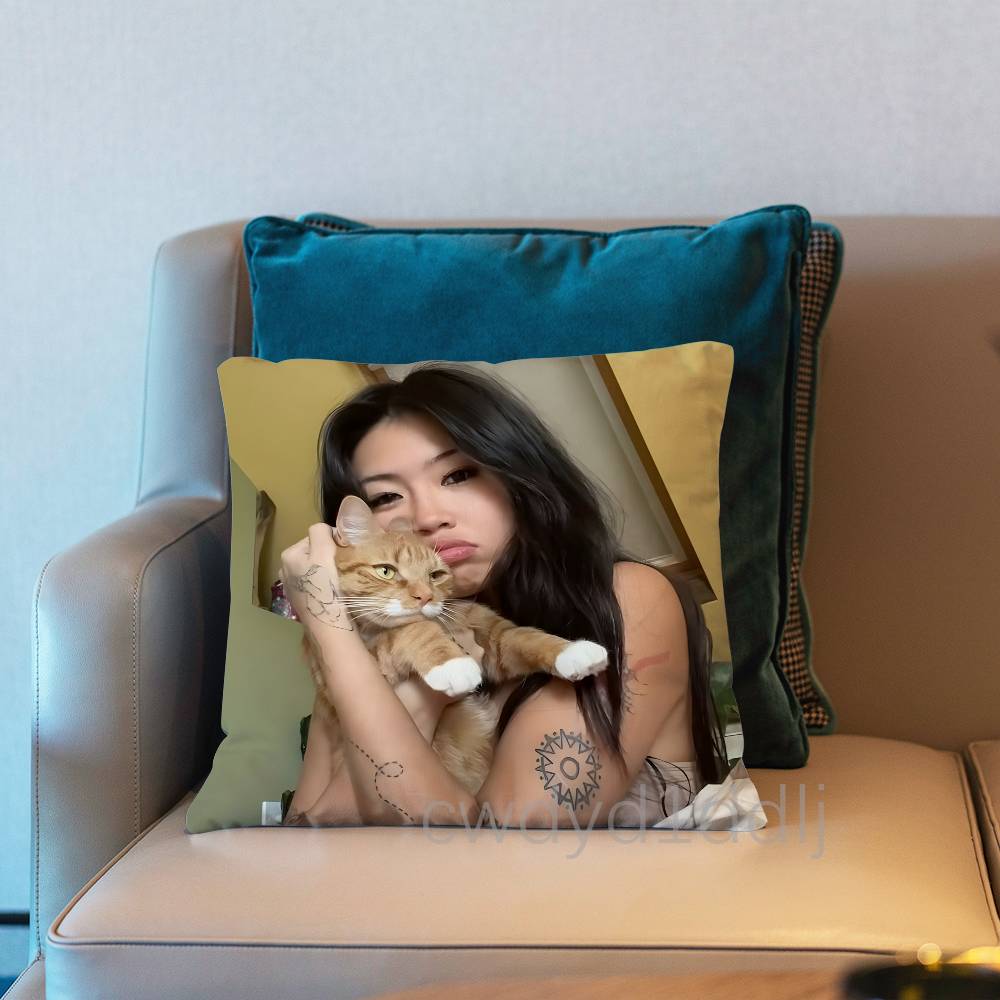 Beabadoobee Beatopia Pillow Case Cover Square Sofa With For Pattern Comfortable Cushion suitable Of Room