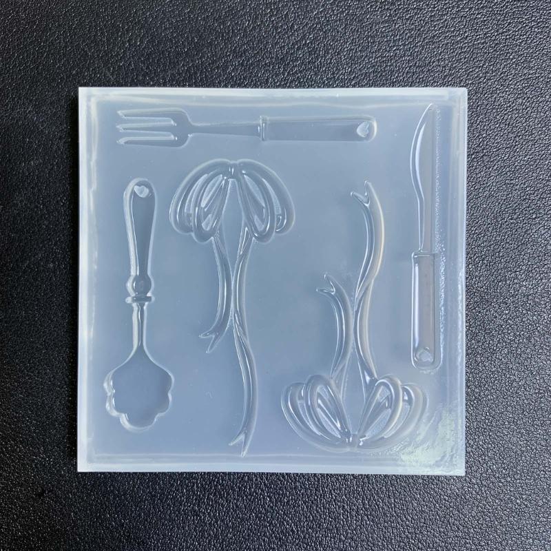 Silicone Dropping Mold for  Crafts Butterfly Shaped Epoxy Molds Flexible Accessory Mould Jewelry Making Supplies