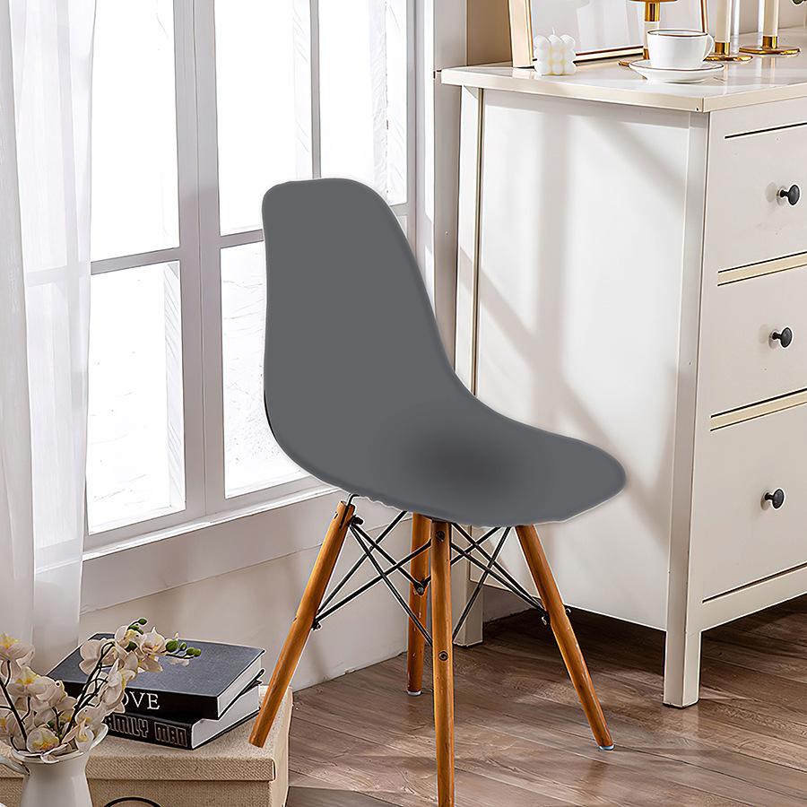 Эластичный чехол на стул-ракушку Чехол на стул Eames Чехол на стул Съемная защита сиденья Для кухни Офисов