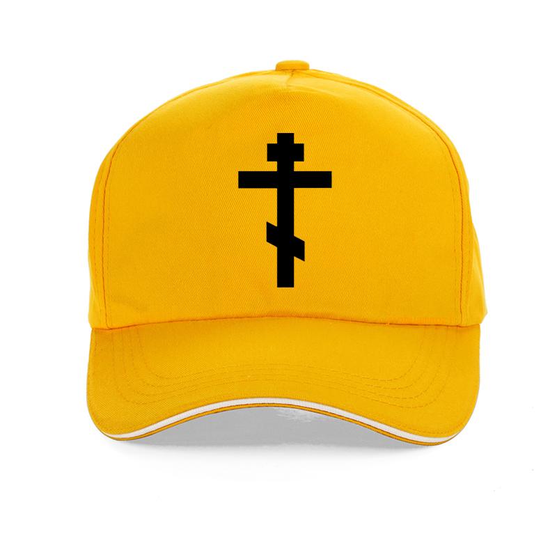 Russian Orthodox Cross Print Baseball cap Unisex Women Christian Crucifix Unisex Church Eternal Church Inspirational hat gorras