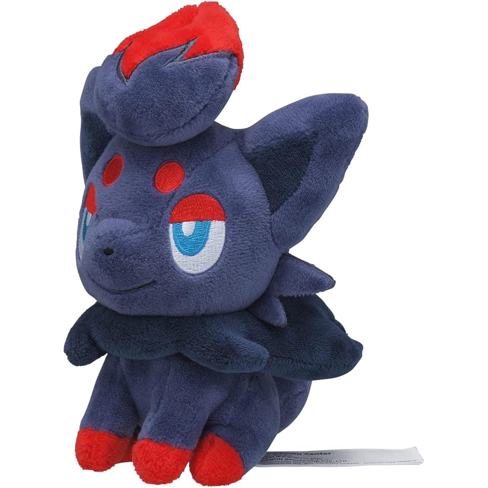 Оригинал из Pokmon Center Плюшевая игрушка Pokmon Fit Зороа 14,5x10,5x12,5 см Мягкая набивная игрушка