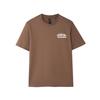 Sports Lifestyle Casual Breathable Round Neck Short Sleeve T-Shirt Men Tops Brown KE1338