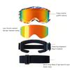 Fashionable Kids Ski Goggles Winter Outdoor Sports Glasses with Mirrored Lenses Children Windproof PC Frame for Snowboarding