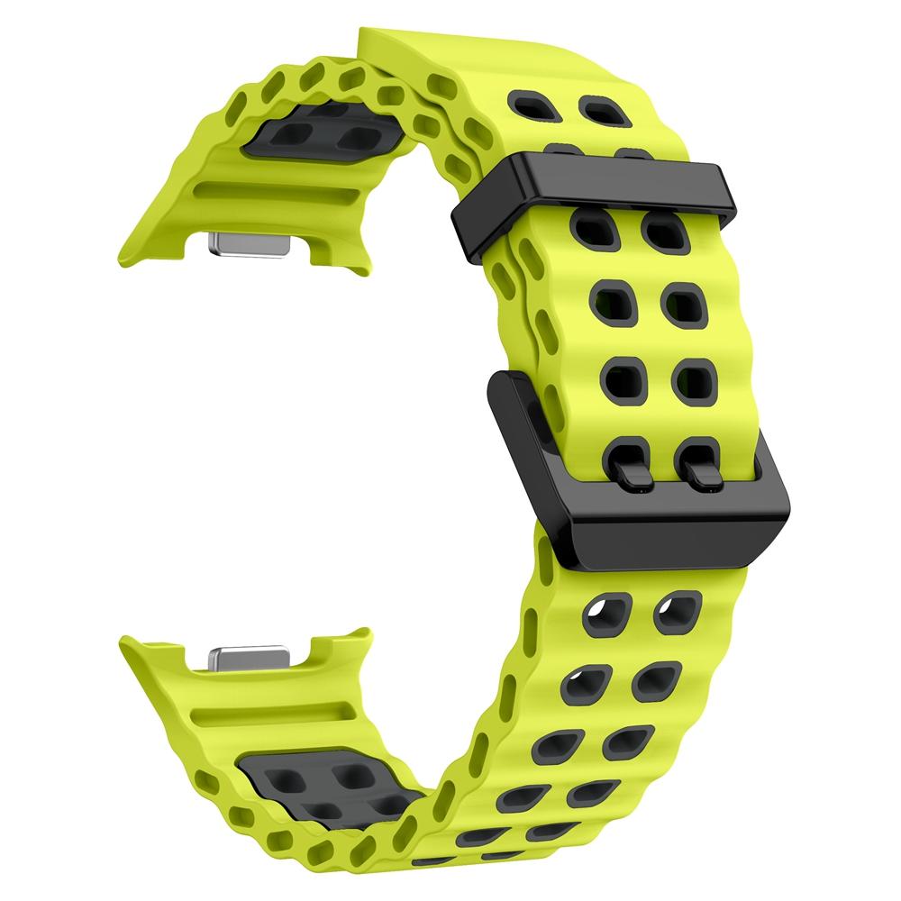 Two-Tone Silicone Strap For Samsung Galaxy Watch 8 Classic 46mm Replacement Watchband For Samsung Watch 8 Classic 44mm 40mm