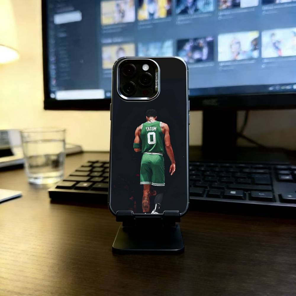 Чехол для телефона Джейсона Тейтума для iPhone 17,16,15,14,13,12,11 Plus,Pro Max,XS,Цветной серебряный внутренний чехол