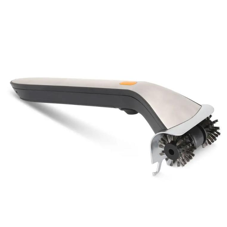Electric Grill Brush Grill Cleaner Automatic Steam Grill Brush Rotating Brush Cleaner with Stainless Steel Bristles