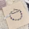 Sunflower Style Colorful Stone Bracelet Shiny Gold Tone for Teen Girls Casual Styling Bracelet