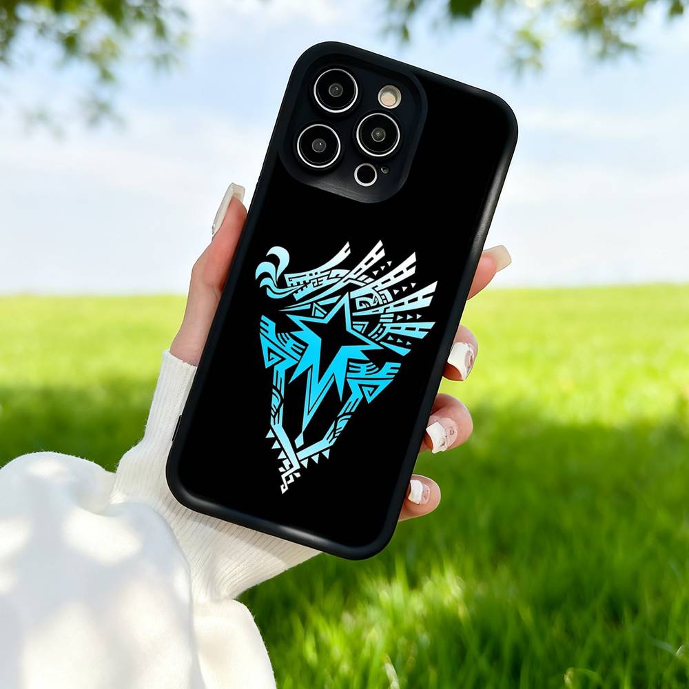 Игровой M-Monster H-Hunter Ударопрочный Мягкий Чехол Для Телефона Для IPhone 17 Air 17 16 15 14 13 12 11 Plus Pro Max