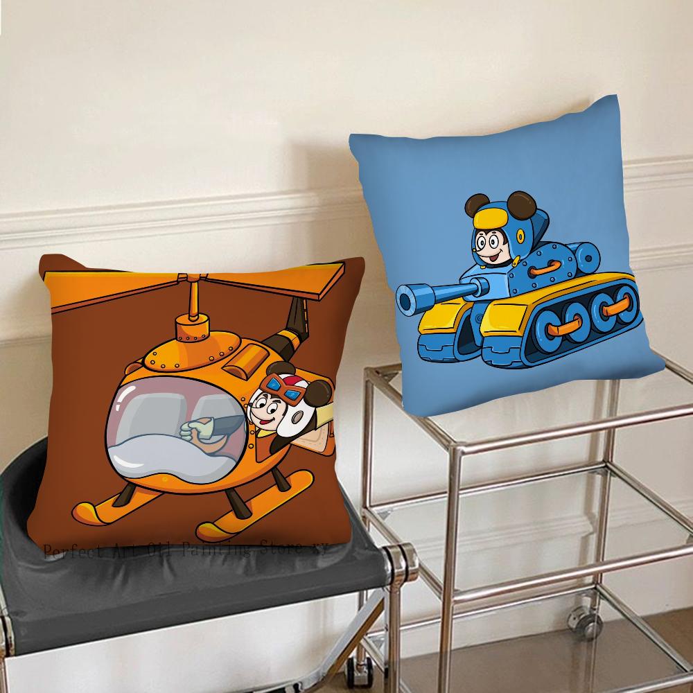 S-Shuke B-Beita Анимационная наволочка Квадратная подушка Спальня Диван Досуг Комфортная подушка Автомобиль Гостиная Домашнее украшение