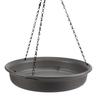 Hanging Hummingbird Bath Metal Bowl with Rust-Proof Chain Durable Construction Easy To Install Garden Hummingbird Food Feeder
