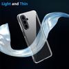Coque pour Samsung Galaxy A18 5G/4G, Silicone Antichoc Anti-Rayures Transparent - 2 Verres Trempés