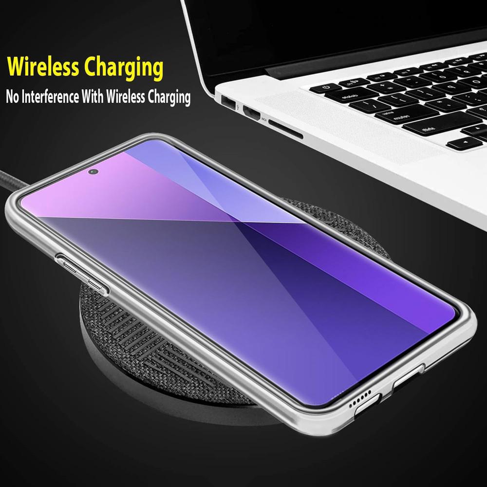 360° Полноразмерный прозрачный чехол для Xiaomi Redmi Note 13 Pro Plus 13 5G 13 Pro 4G 12S 4G 11 11 Pro 5G 10 4G Гибридный силиконовый жесткий противоударный защитный чехол