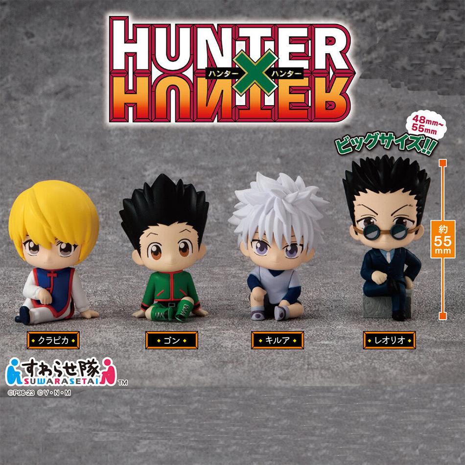 Набор 6 см 6 шт. Аниме Hunter X Hunter Гон·Фриксс Киллуа Золдик Курапика Экшн-фигурки Мини Модель Кукла Автоаксессуары Игрушка Подарок
