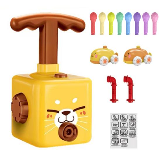 Детский воздушный шар, игрушка-пусковая машина с надувным устройством, образовательный пресс-тип, пневматический двигатель для малышей, игрушечный автомобиль с инерционным приводом для мальчиков и девочек, подарок на день рождения