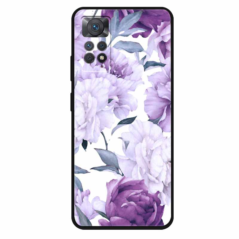 Чехол For Xiaomi Redmi Note 11 Pro 5G Чехол Крутой Космос Мягкий Силикон ТПУ Чехлы Для Xiaomi Redmi Note 11Pro 5G Волк Защитный Корпус