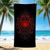 1Pc Crab Beach Towel Quick Dry Multiuse For Beach Pool Gym Yoga Home Travel Christmas Halloween Xmas Gift G179