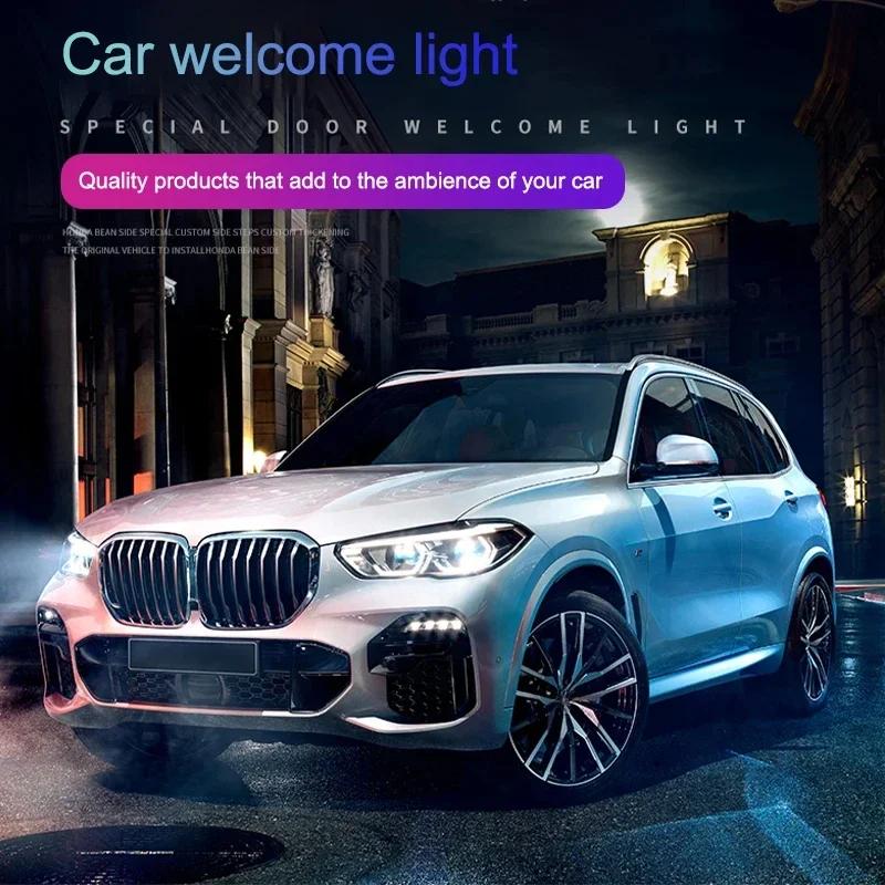 BMW GROUP 4 шт. Светодиодная HD подсветка приветствия на дверь автомобиля для BMW E90 E91 E92 E93 E60 E61 F10 F07 E63 E64 F12 F13 F30 E87 F20 Аксессуары BMW