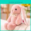 Розовая плюшевая игрушка-кролик, мягкая кукла, милые игрушки-кролики, детские подарки, украшение для дома