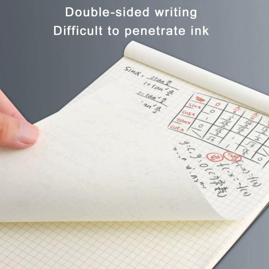 Блокнот с сеткой, 80 листов, легко отрываемый блокнот с квадратной сеткой, размеры A5/B5/A4, блокнот с сеткой для создания эскизов, ведения заметок, инженерная геометрия