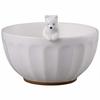 Cute Tableware WHITE ZOO Rice Bowl with Polar Bear Figure SAN3398-1