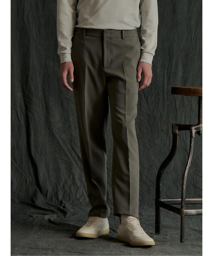 GLXY (GALAXY LIFESTYLE) [Sammu Clothing] 4-Way Elastic Slacks - Khaki (Gc4921S01H)
