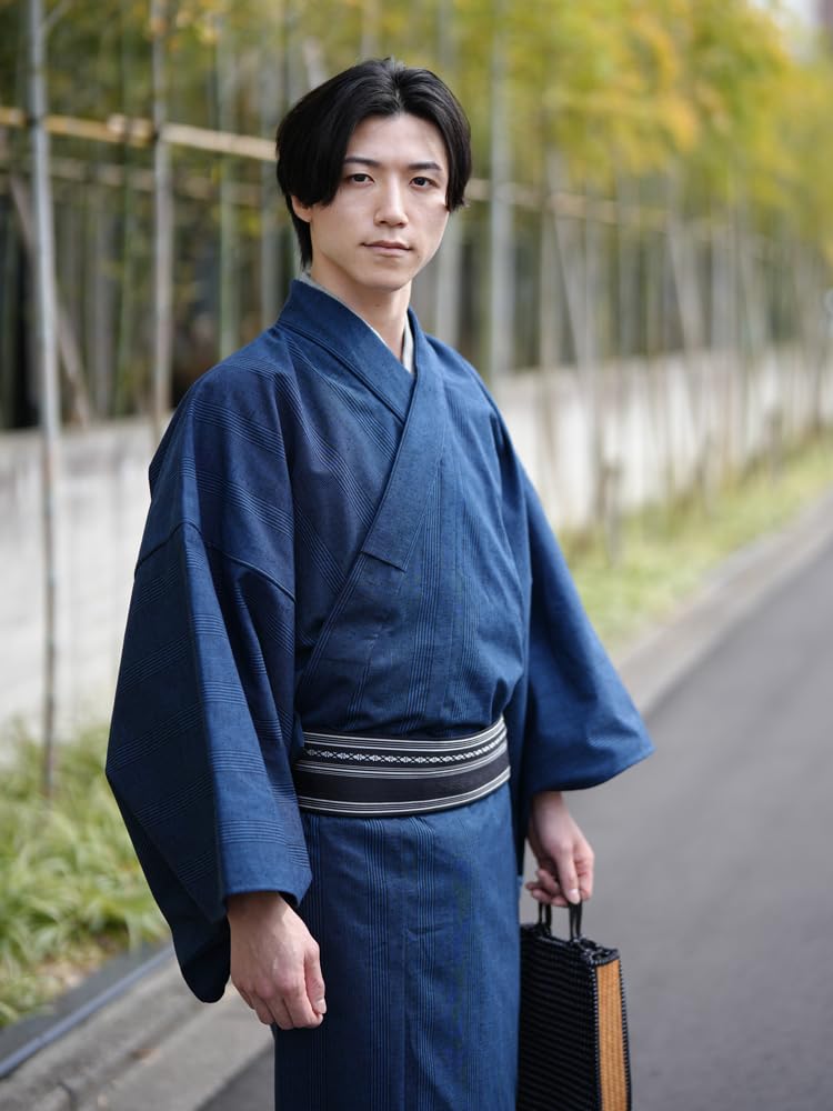 Квадратный Оби Хаката Ори Чистый Шелк Сделано в Японии Кимоно Юката Подарок Белый [TAYU-TAFU] Мужской Мужской круглый год